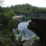 Abandoned quarry in Vermont