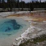 Yellowstone National Park - there were too many people around this basin...
